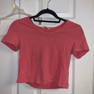 Pink crop top